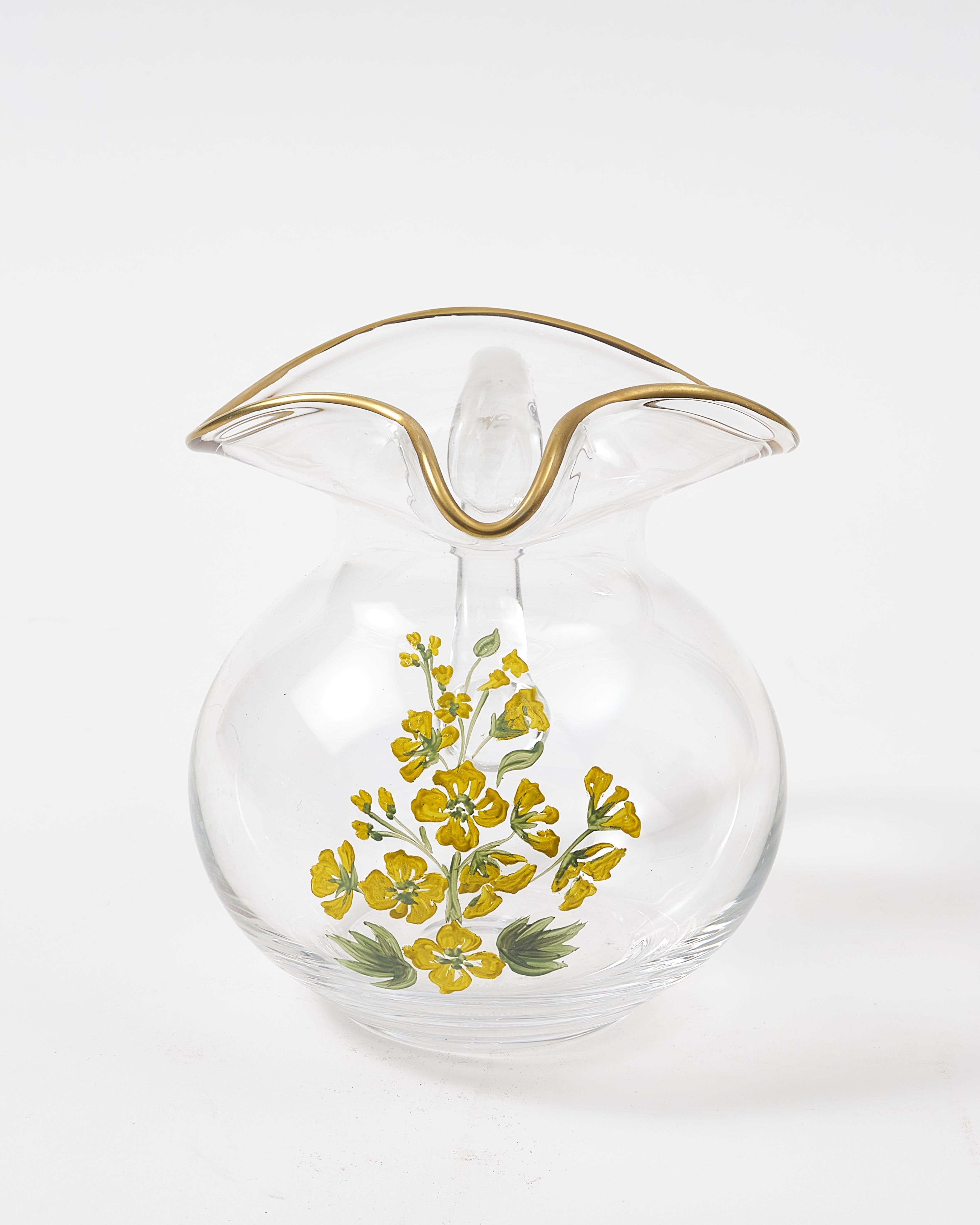 Murano Primrose Hand Painted Jug