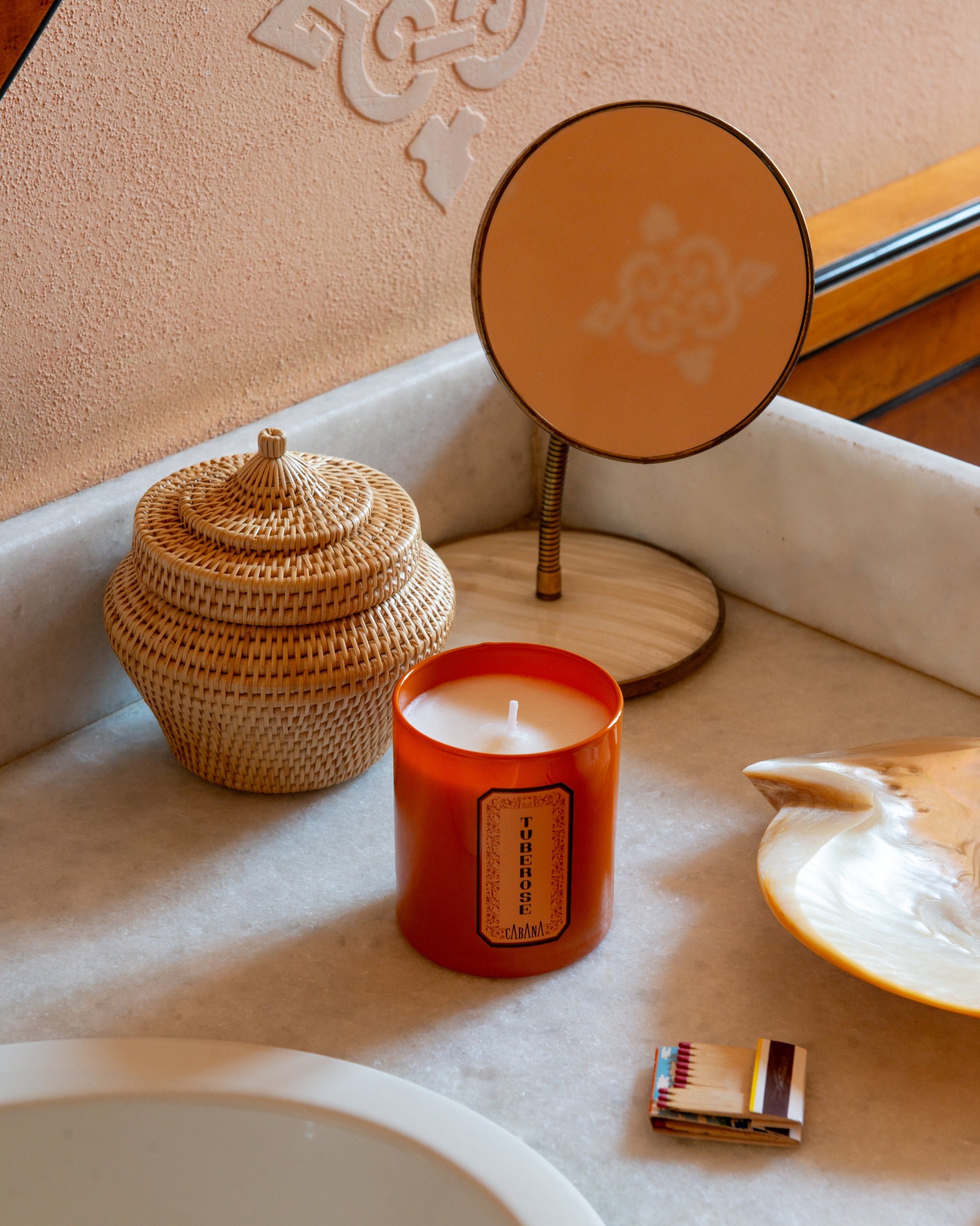 Cabana Candle & Woven Vimini Candle Holder Set – Cabana Magazine