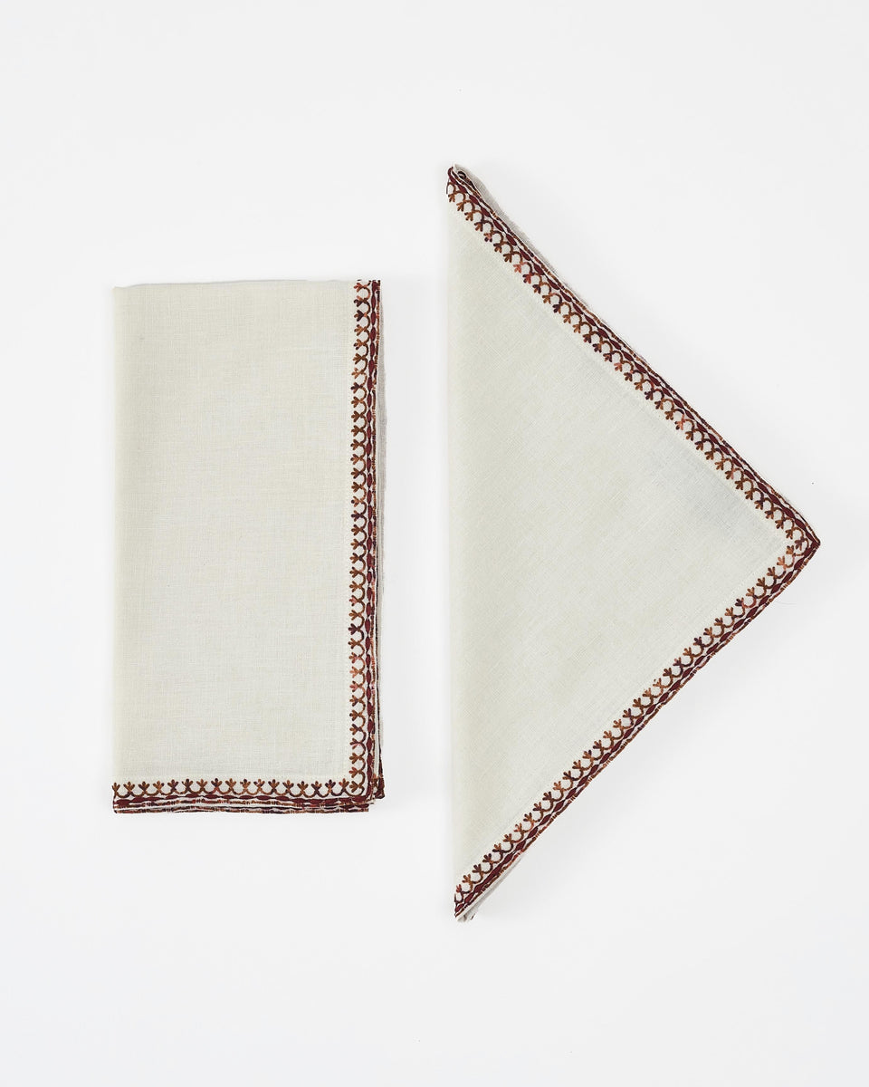 D'Ascoli Luca Linen Napkins (Set of 4)