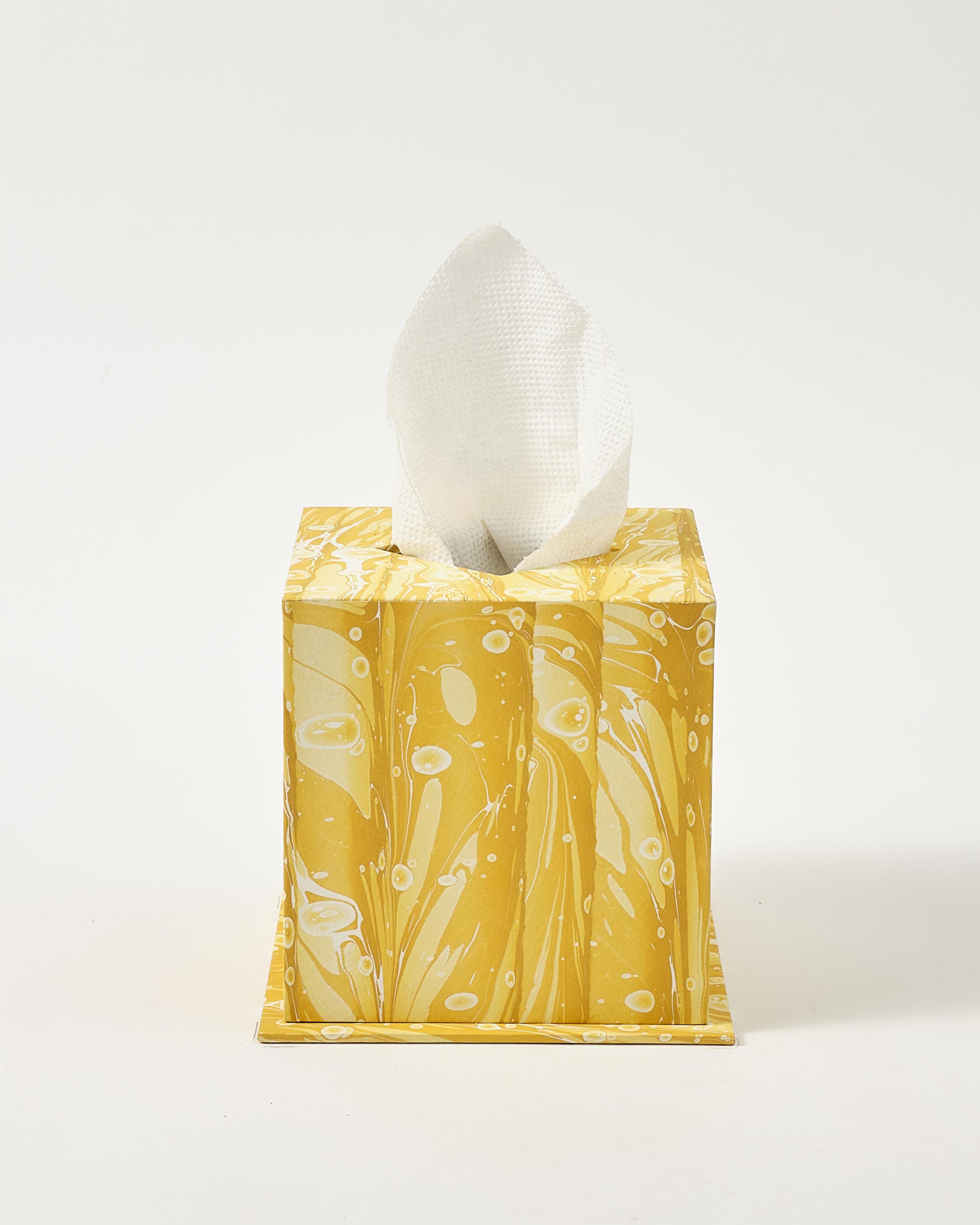 Yellow tissue deals holder