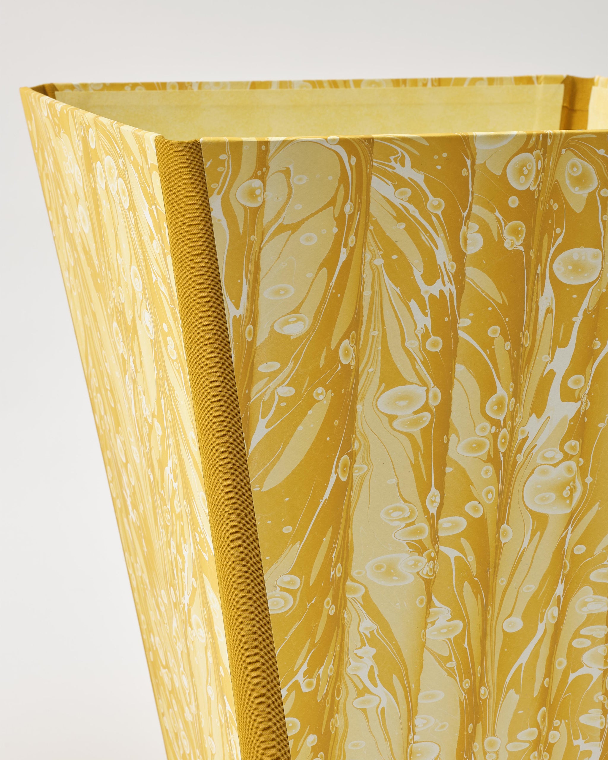 Marbled Wastepaper Bin, Yellow – Cabana Magazine