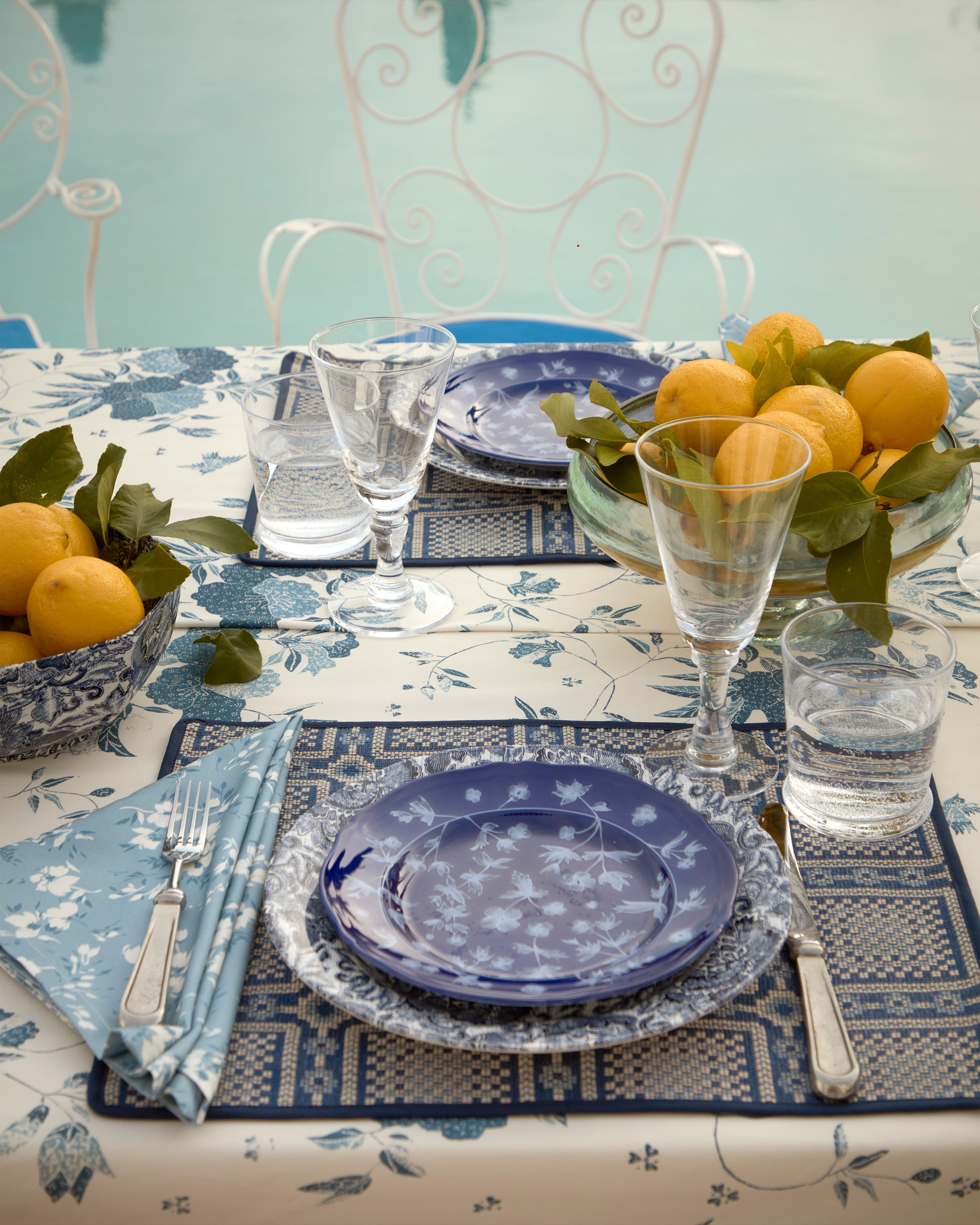Ralph Lauren Home x Cabana, Edgecombe Needlepoint Placemat