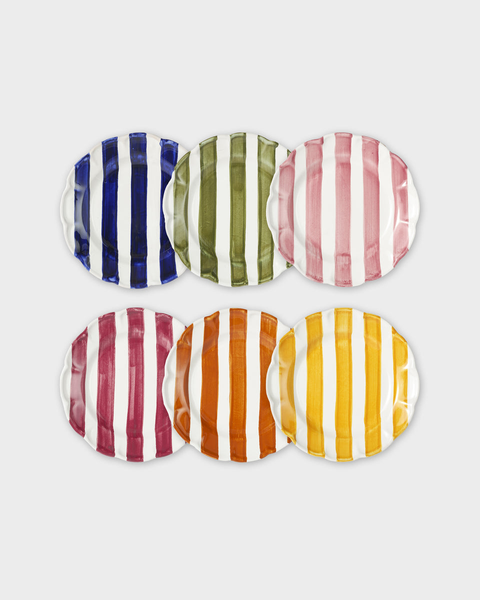 Righe Dessert Plates (Set of 6)