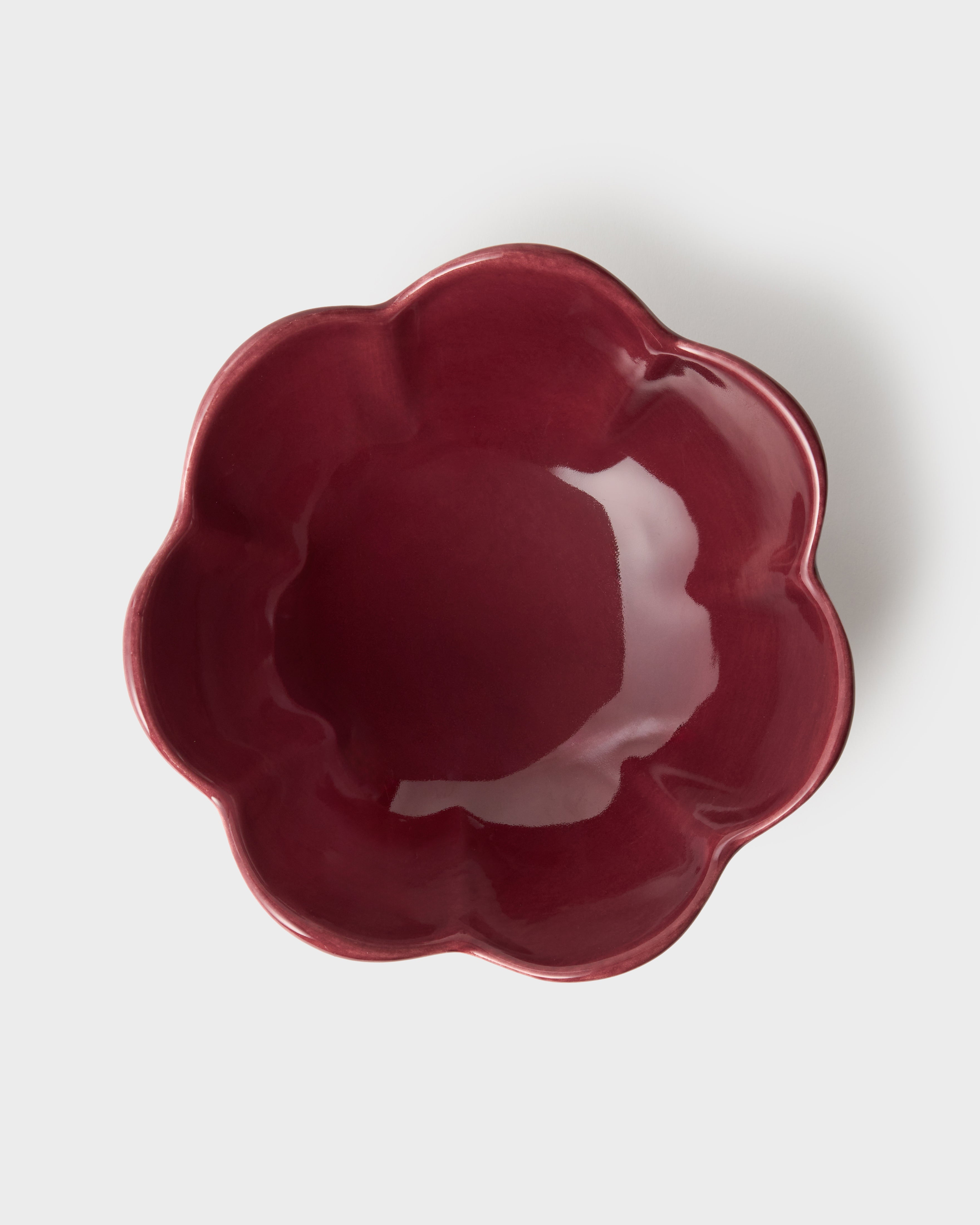 Fiore Bowl Burgundy