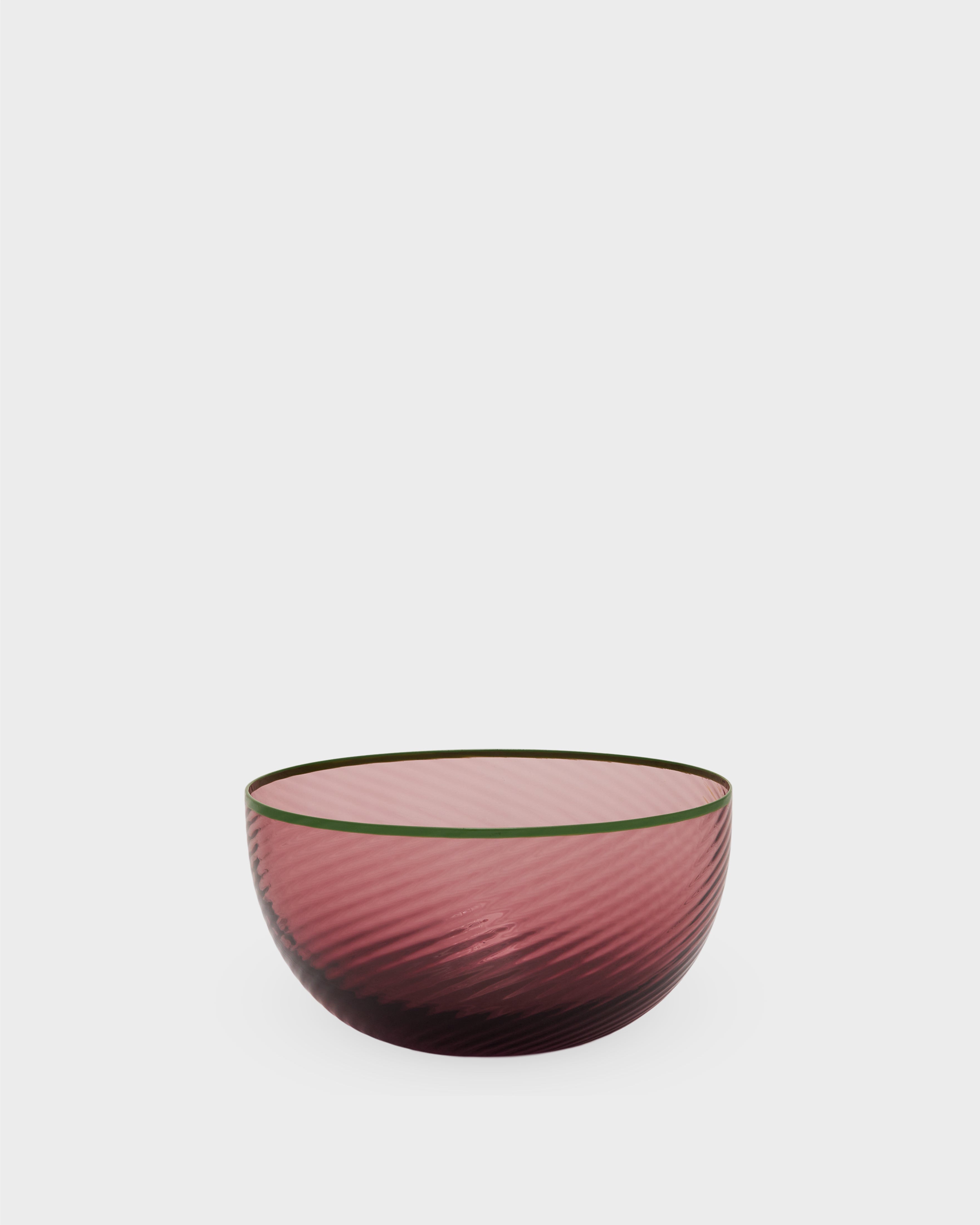 Murano Glass Pink and Gold Flecked Bowl | Dwell and Adorn