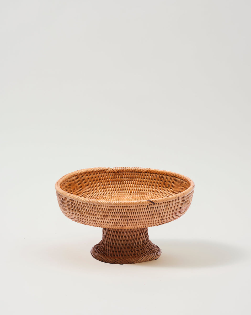 Vimini Woven Fruit Stand, Small