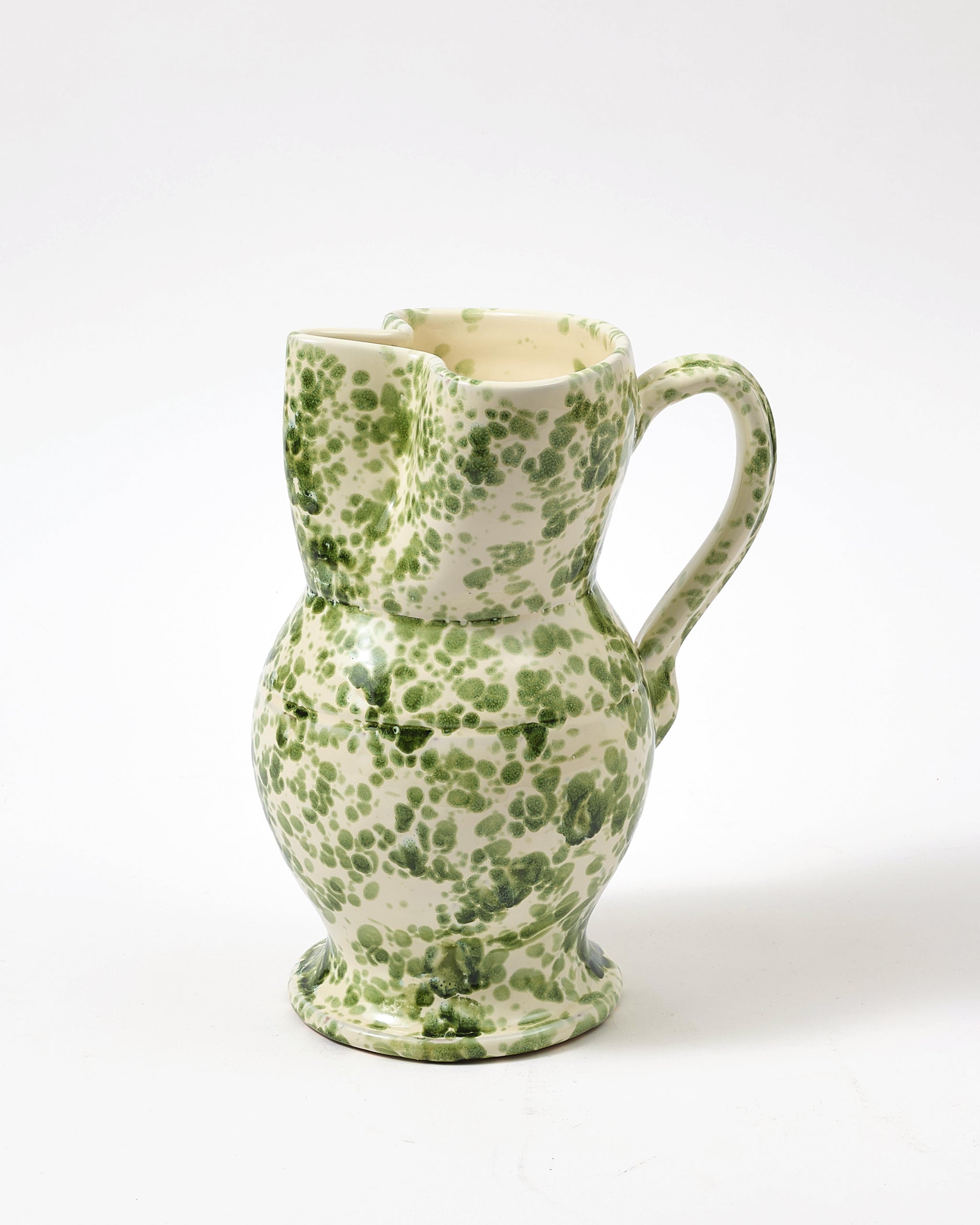 Speckled Pitcher, Green and White – Cabana Magazine