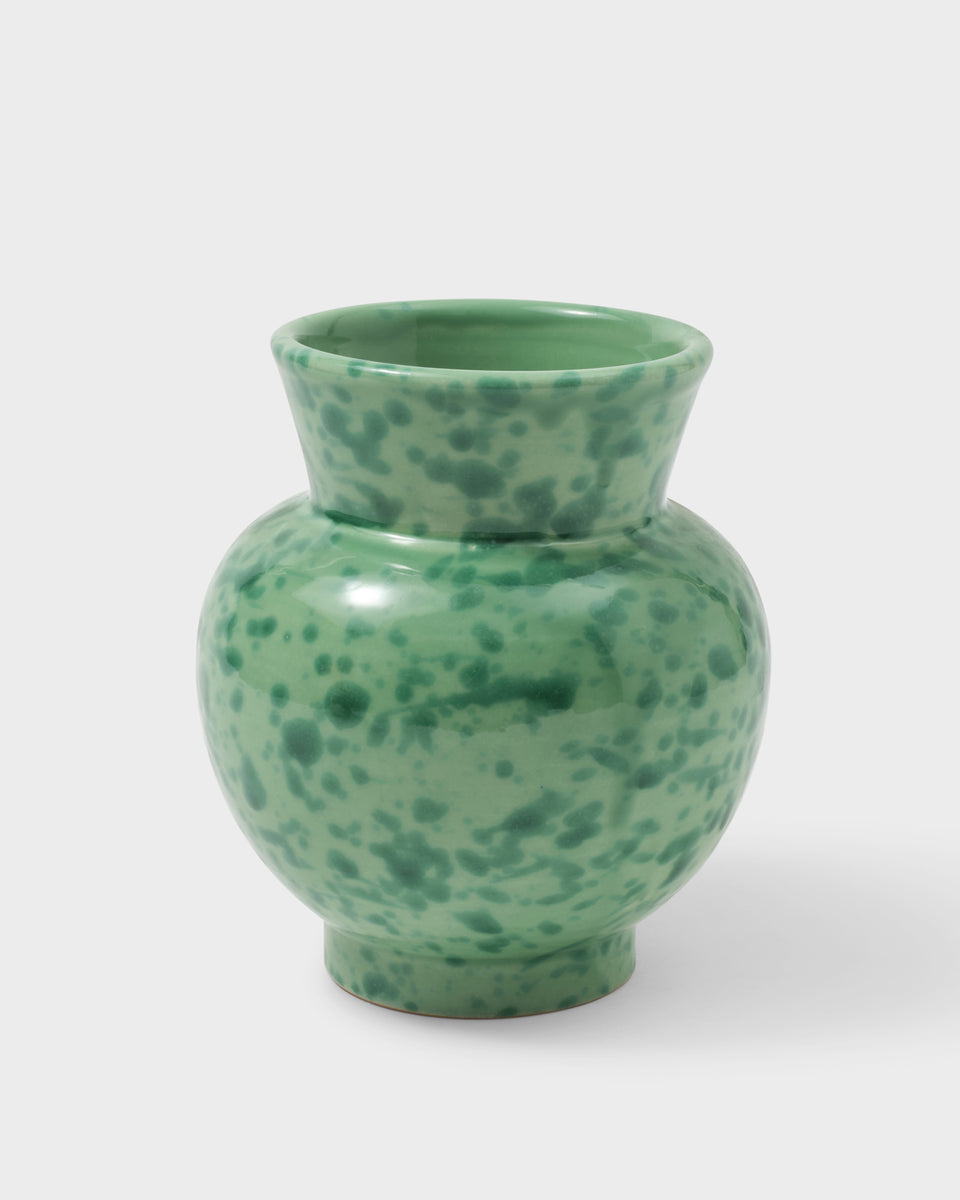 Speckled Vase, Green