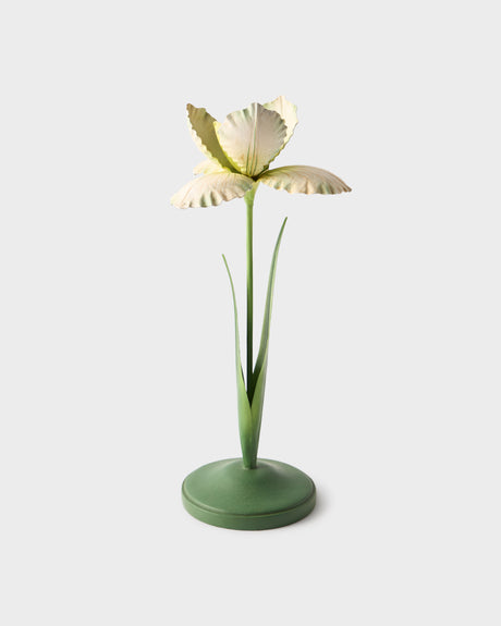 Daffodil Painted Metal Candle Holder, Yellow – Cabana Magazine