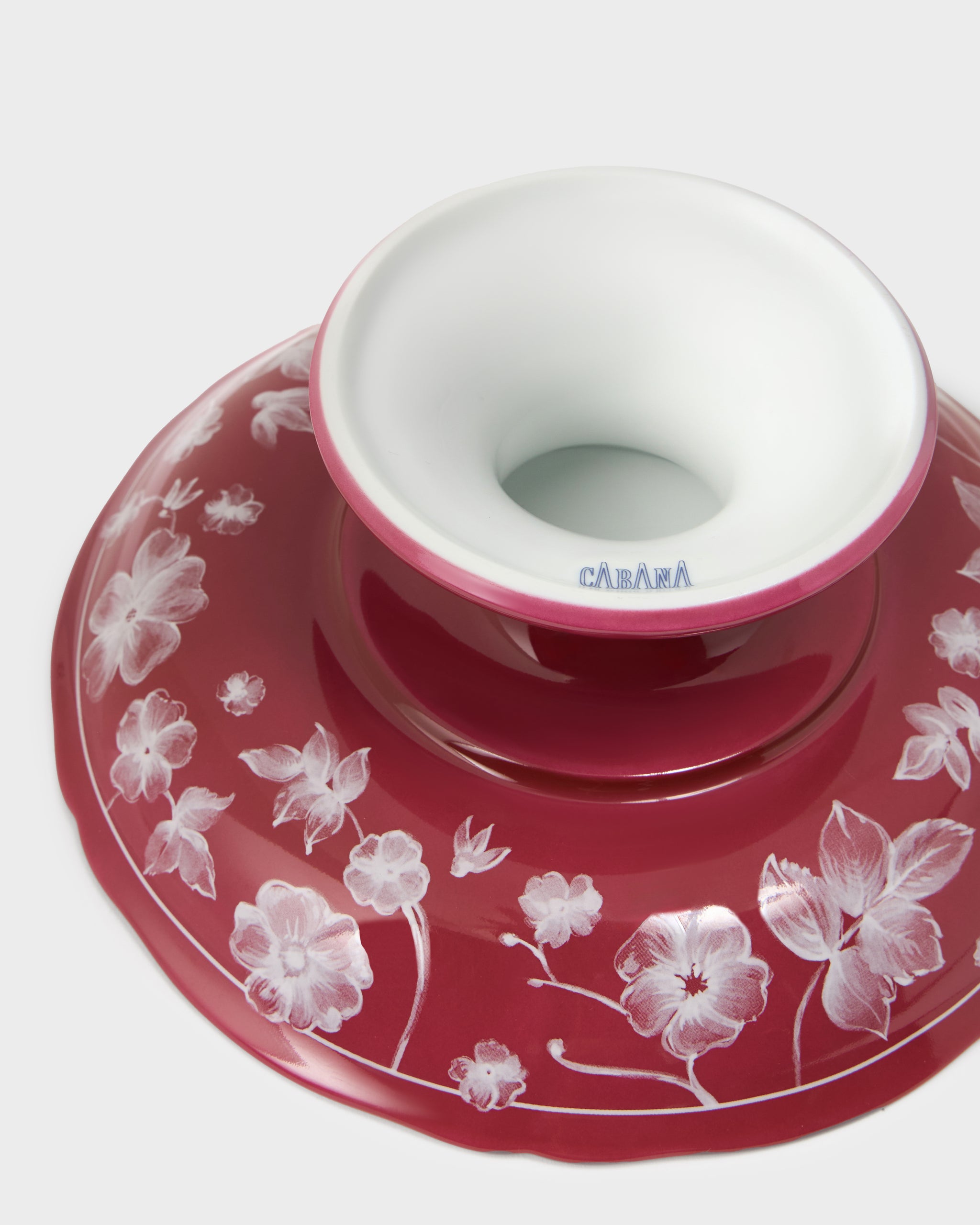 Floral Fruit Stand, Magenta by Ginori 1735 – Cabana Magazine