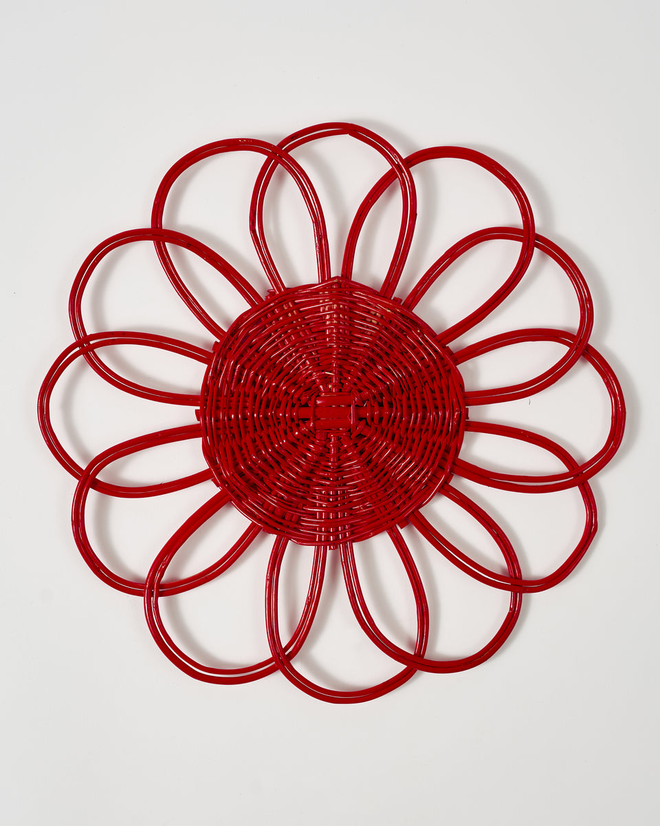 Wicker Placemat, Red