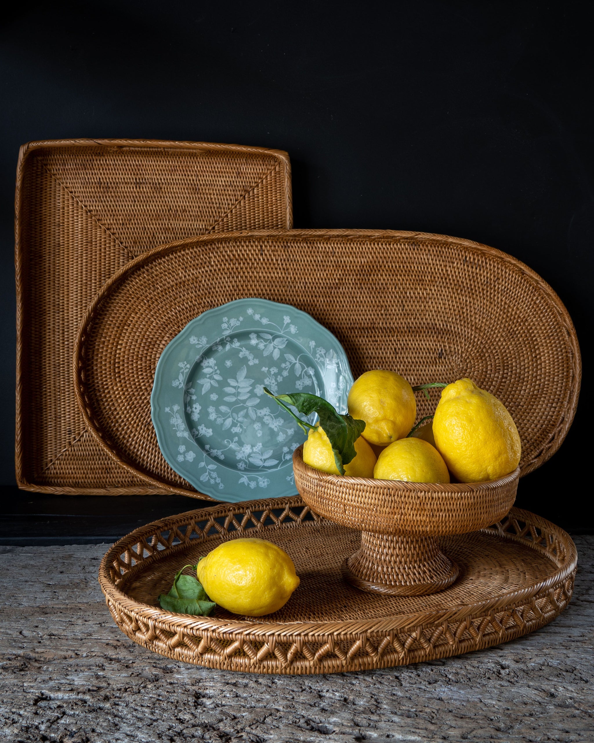Floral Dessert Plate Sage by Ginori 1735 – Cabana Magazine