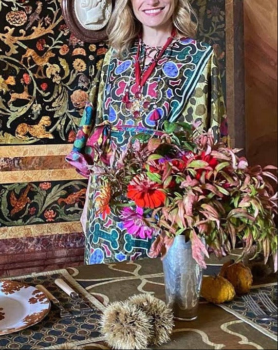 D'Ascoli Intarsia Kaftan – Cabana Magazine